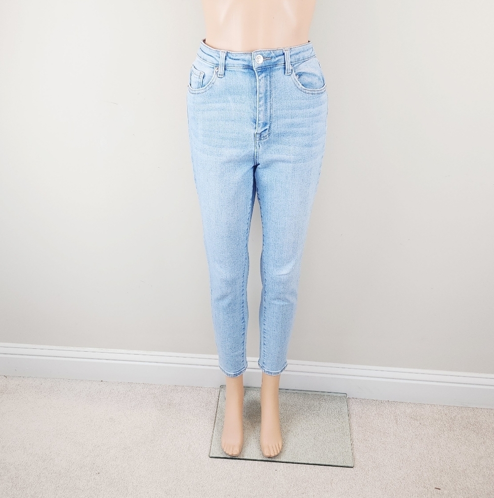 Wax Collection High Waist Ankle Skinny Jeans Pants - Picture 2 of 11